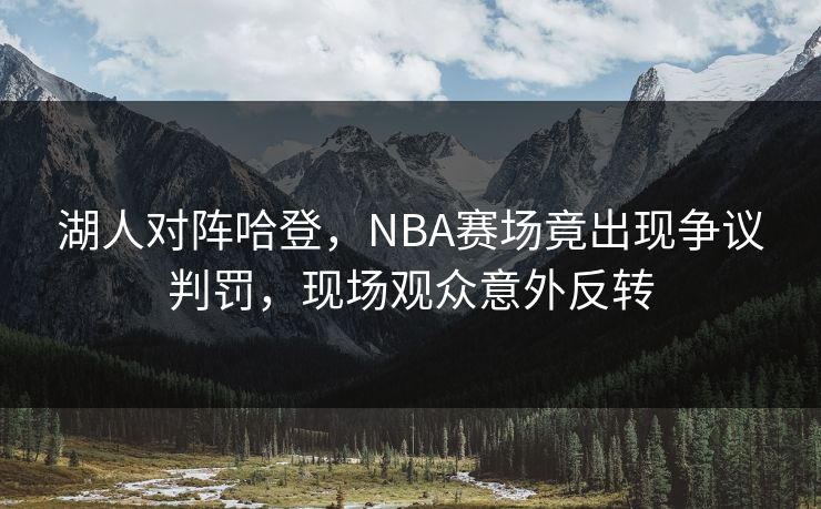 湖人对阵哈登,NBA赛场竟出现争议判罚,现场观众意外反转
